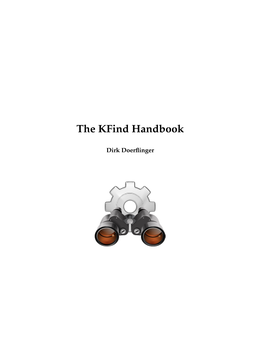 The Kfind Handbook