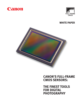 Canon's Full-Frame Cmos Sensors