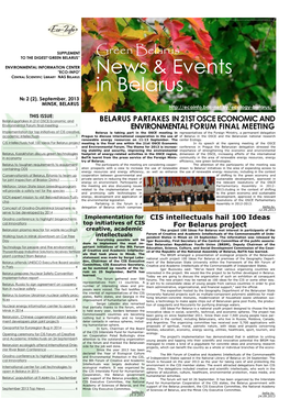 News & Events in Belarus