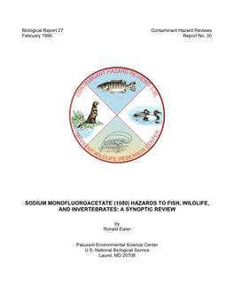 Sodium Monofluoroacetate (1080) Hazards to Fish, Wildlife, and Invertebrates: a Synoptic Review