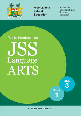 English JSS 3 Term 1