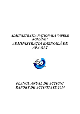 Raport Activitate Aba Olt Anul 2014