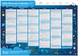 Daily Discovery Calendar 2021 Astronomy Physics Discovery/Inventions Earth Science Discover an Important Scientific Anniversary for Every Day of the Year