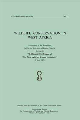 Wildlife Conservation in West Africa