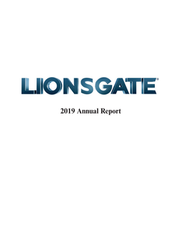 2019 Annual Report