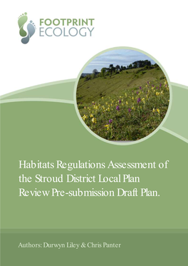 Habitats Regulations Assessment (HRA)