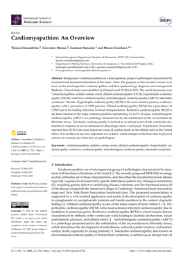 Cardiomyopathies: an Overview