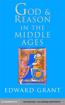 God and Reason in the Middle Ages