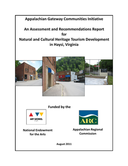 Appalachian Gateway Communities Initiative an Assessment And