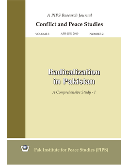 Jihad, Extremism and Radicalization: a Public Perspective Safdar Sial and Tanveer Anjum 33