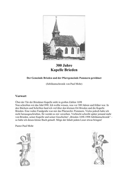 300 Jahre Kapelle Brieden