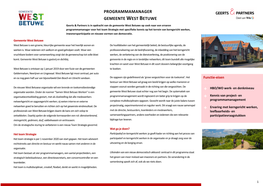 Programmamanager Gemeente West Betuwe