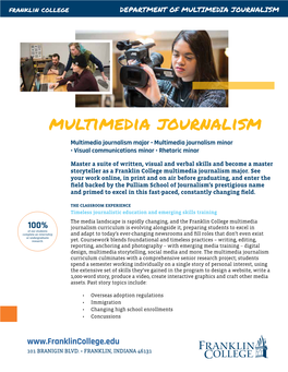 Multimedia Journalism