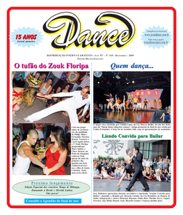 Jornal Dance, Com 15 Anos, É Mensal E Distribuído Dronização Da Roda De Cassino No Brasil