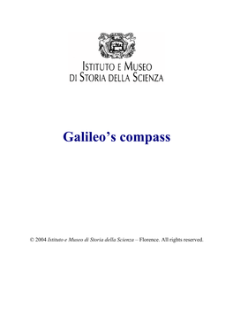 Galileo's Compass