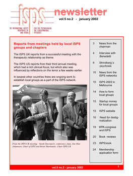 Newsletter Vol.5 No.2 - January 2002