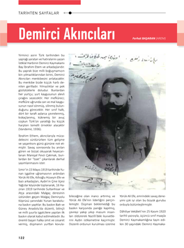 Demirci Akıncıları Ferhat BAŞARAN (AREM)