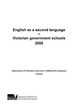 English As a Second Language in Victorian Government Schools 2006