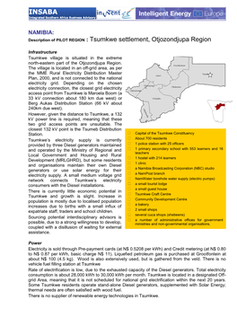Tsumkwe Settlement, Otjozondjupa Region