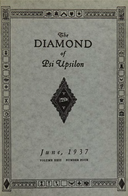 The Diamond of Psi Upsilon June 1937