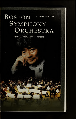 Boston Symphony Orchestra Concert Programs, Season 117, 1997-1998