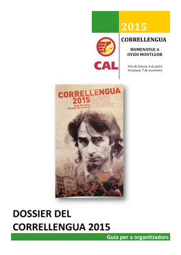 2015 Dossier Del Correllengua 2015