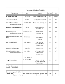 Tentative Schedule 2021.Xlsx