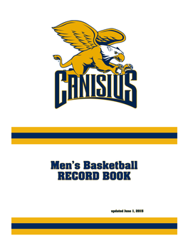 Men's Basketball RECORD BOOK