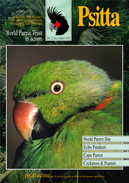 World Parrot Trust in Action Vol