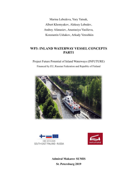 Wp3: Inland Waterway Vessel Concepts Part1