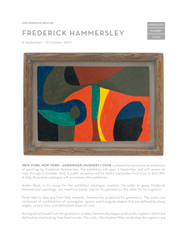 Frederick Hammersley