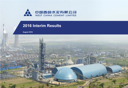 August 2016 2016 Interim Results Presentation