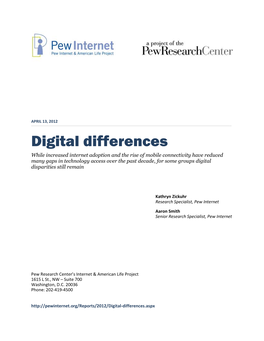 Digital Differences