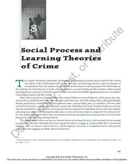 Social Process and Learning Theories of Crime 139