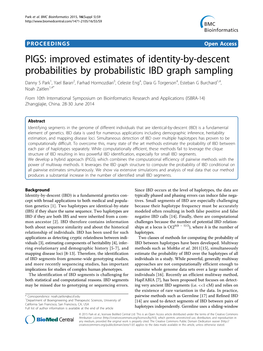 Improved Estimates of Identity-By-Descent Probabilities by Probabilistic IBD Graph Sampling