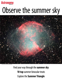 Find Your Way Through the Summer Sky 10 Topsummer Binocular Treats
