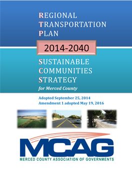 2014 Regional Transportation Plan