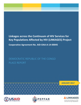 Linkages Democratic Republic of the Congo PLACE Report