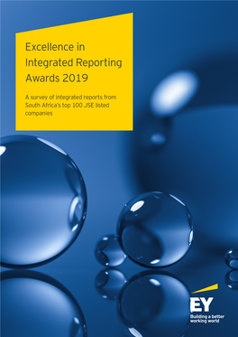 Excellence in Integrated Reporting Awards 2019