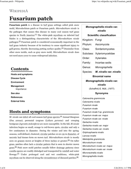 Fusarium Patch - Wikipedia