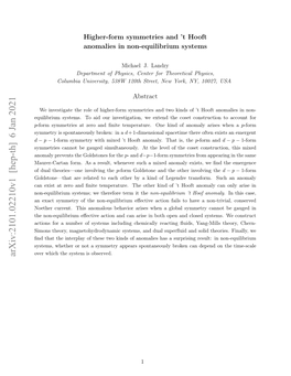 Arxiv:2101.02210V1 [Hep-Th] 6 Jan 2021 Qiiru Ytm.T I U Netgto,W Xedth Extend We Investigation, Our Aid P to Systems