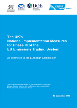 For Phase III of the EU Emissions Trading System