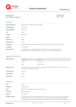 Anti-TGM5 Antibody (ARG41106)