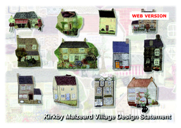 Kirkby Malzeard Village Design Statement 1 GEOGRAPHICAL BACKGROUND and SETTING