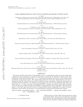 Alma Observations of the Young Substellar Binary System 2M1207 L