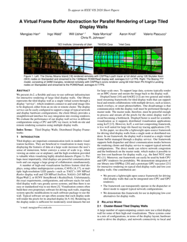 A Virtual Frame Buffer Abstraction for Parallel Rendering of Large Tiled Display Walls