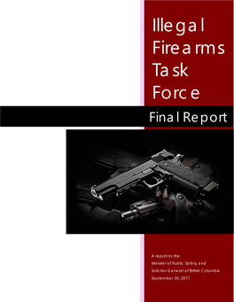 Illegal Firearms Task Force Report