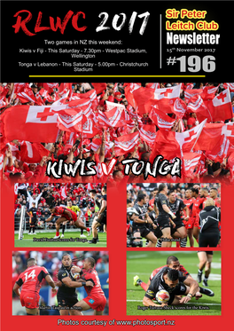Kiwis V Tonga