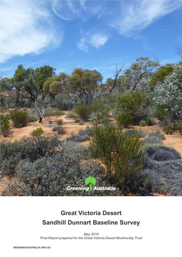 Great Victoria Desert Sandhill Dunnart Baseline Survey