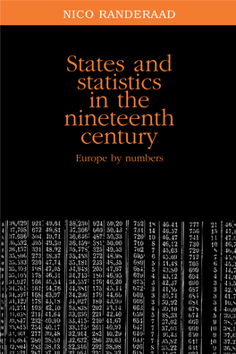 States and Statistics in the Nineteenth Century